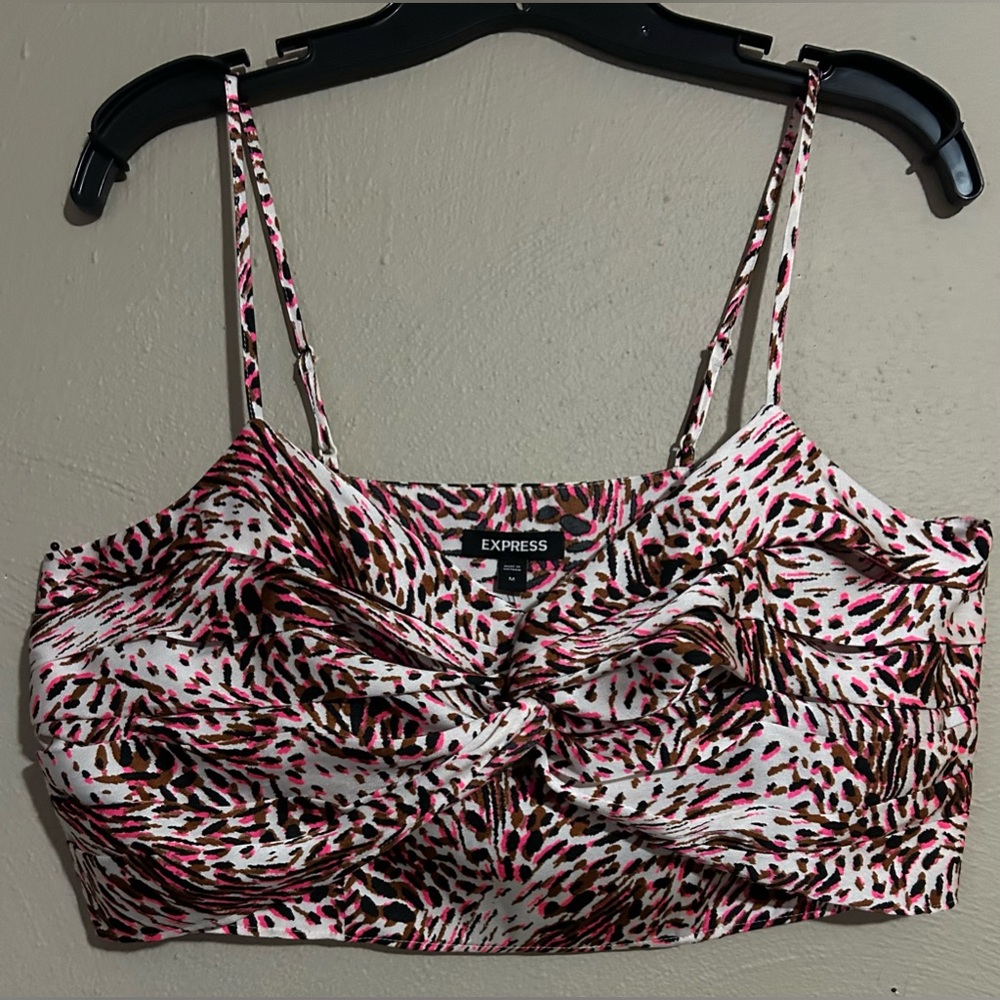 Pleated Crop Top